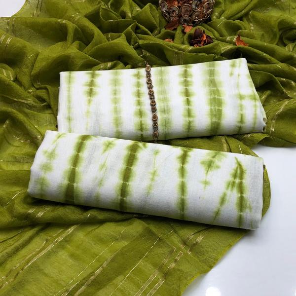 3pec woman's unstitched printed suit