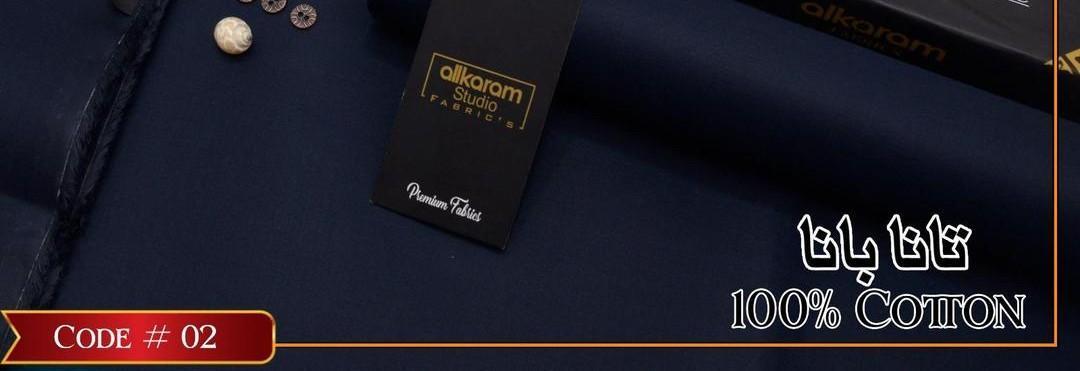 Man's unstitched cotton plan suit