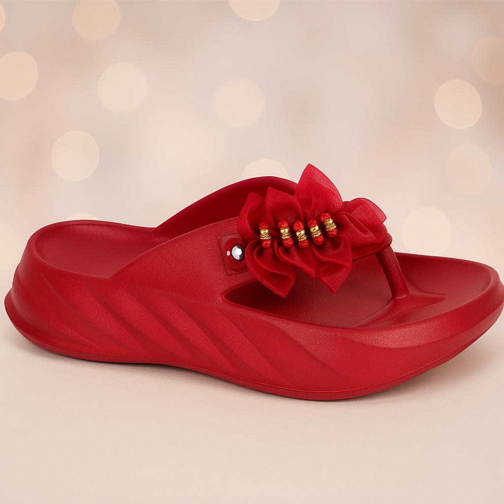 Stilyis woman casual sandals ladies 1201 Red