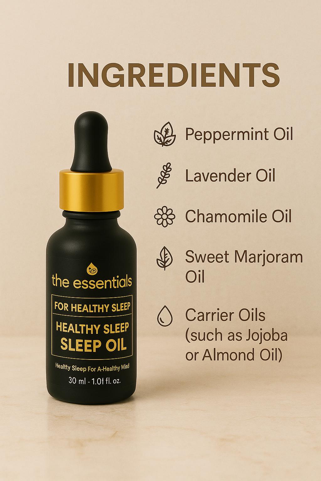 Healthy sleep oil