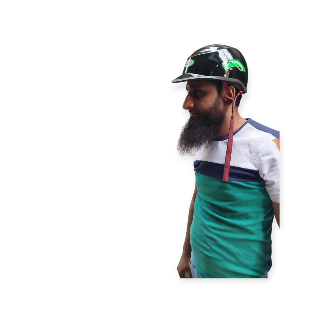 Half face cap helmet for motorcycle