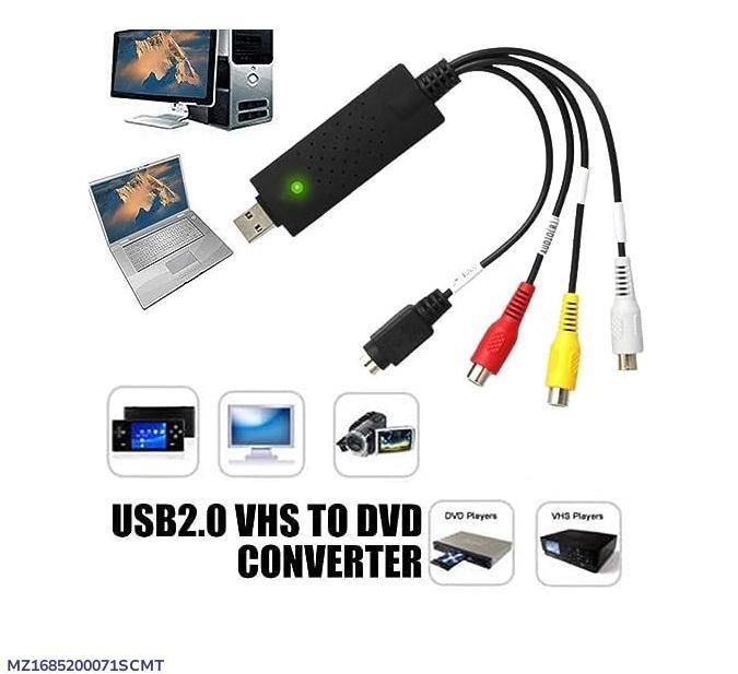 Easy cup USB 2.0 video capture adapter Dvr Tv Dvd vhs video recording device