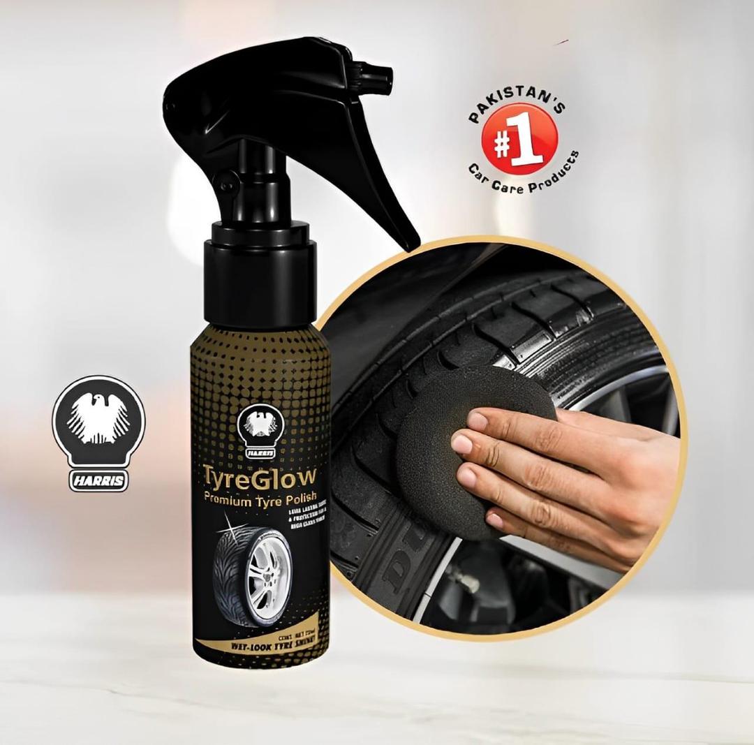 Tyre glow for tyre shine