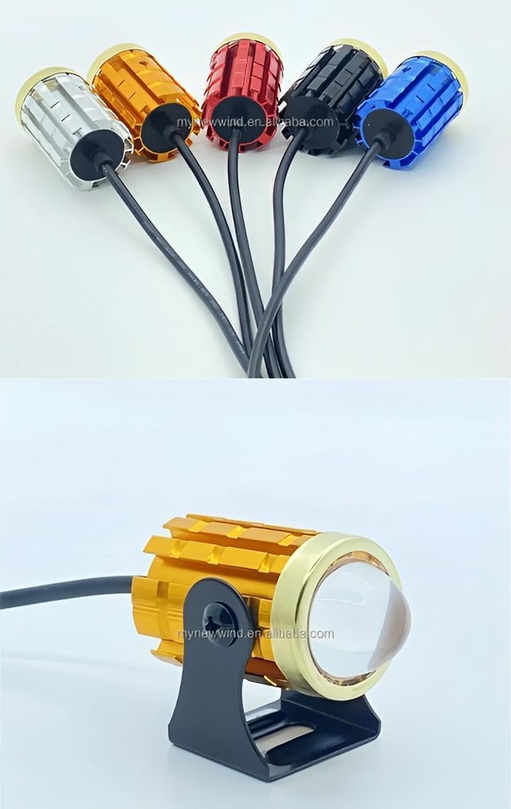 Mini driving fog lights multi color LED
