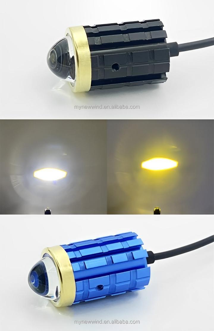 Mini driving fog lights multi color LED