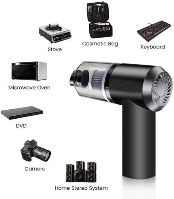 Compact 1pc portable car vacuum for Effortless cleaning