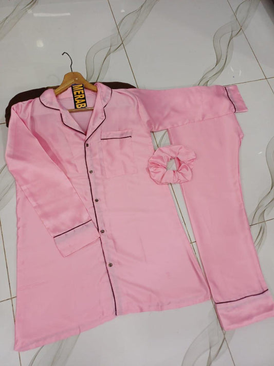 2Pac woman's stitches silk lack work night suit