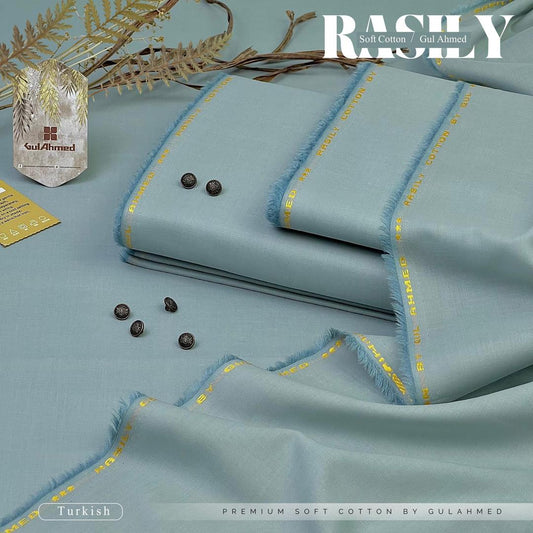 Man's unstitched soft cotton plan suit