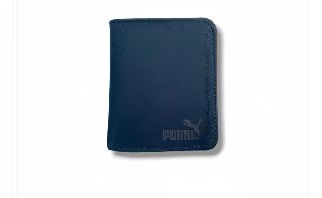 Man's multicolor synthetic leather bi fold wallet pocket farind 1pc