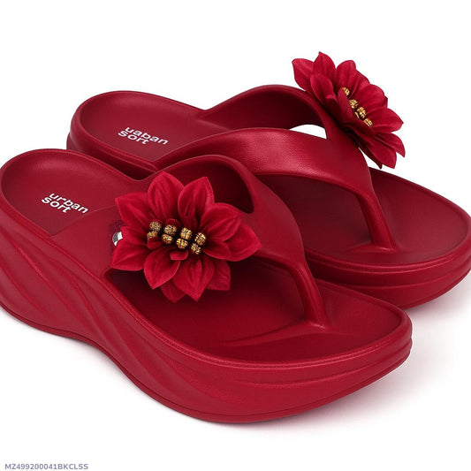 Stilyis woman casual sandals ladies 1201 Red