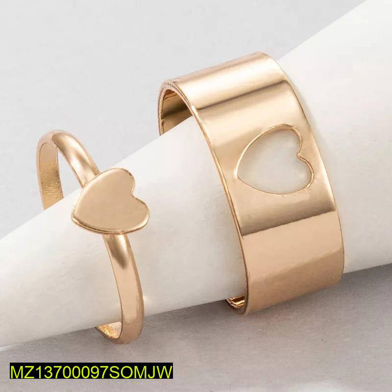 2Pac trendy couple  hart ring