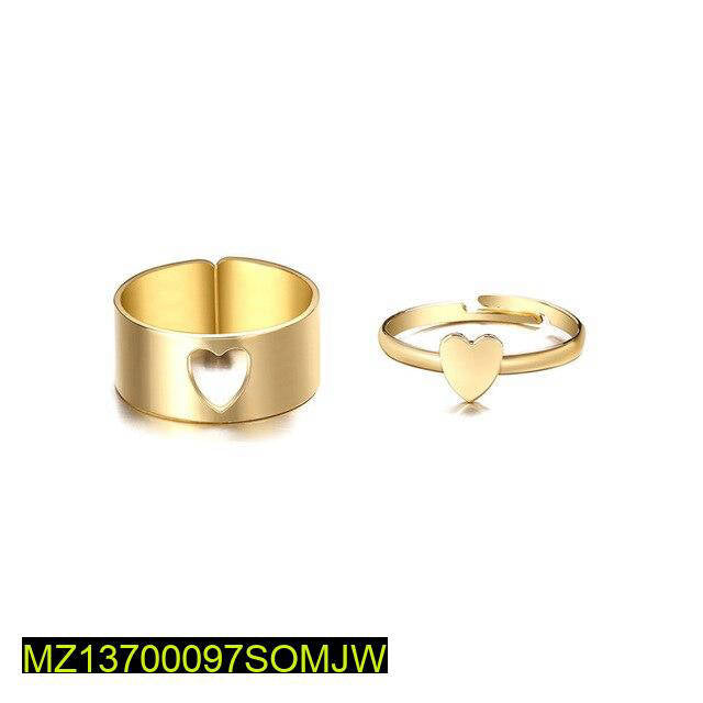 2Pac trendy couple  hart ring
