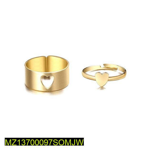 2Pac trendy couple  hart ring
