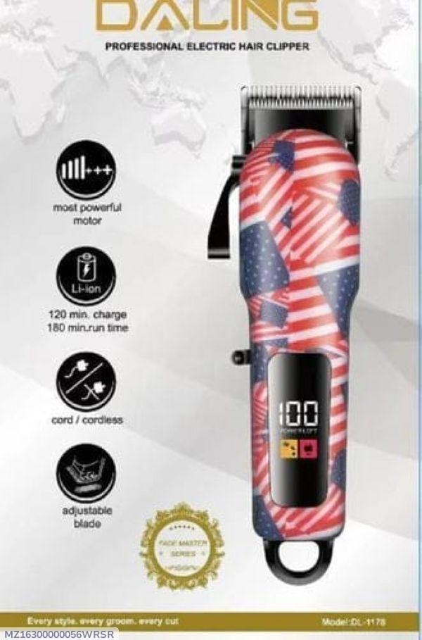Comfortable grip and Eagonomics design unisex hier trimmer