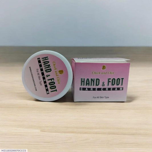 Check and chin hand and foot cream