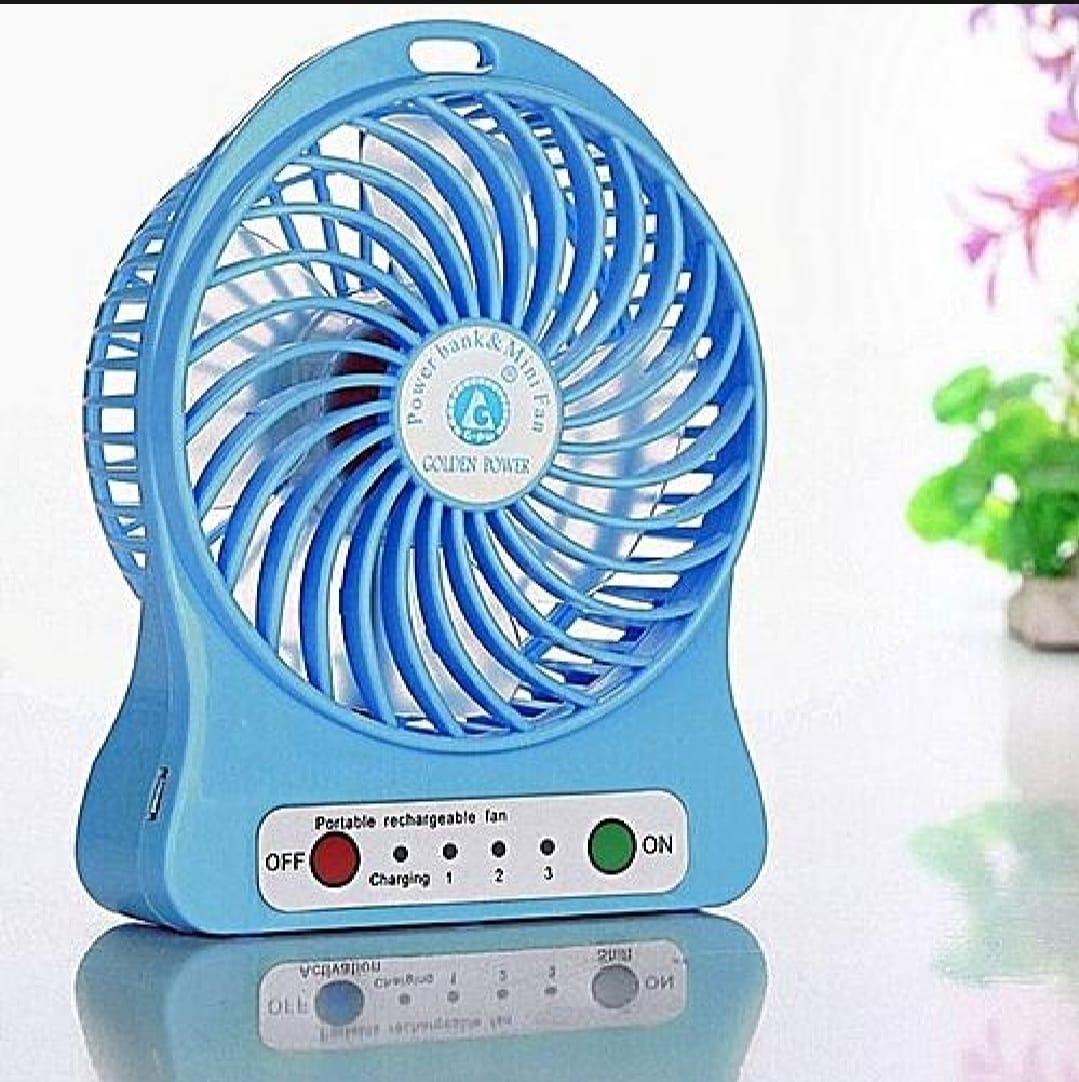 Portable mini fan fast charger 1pc rechargeable fan