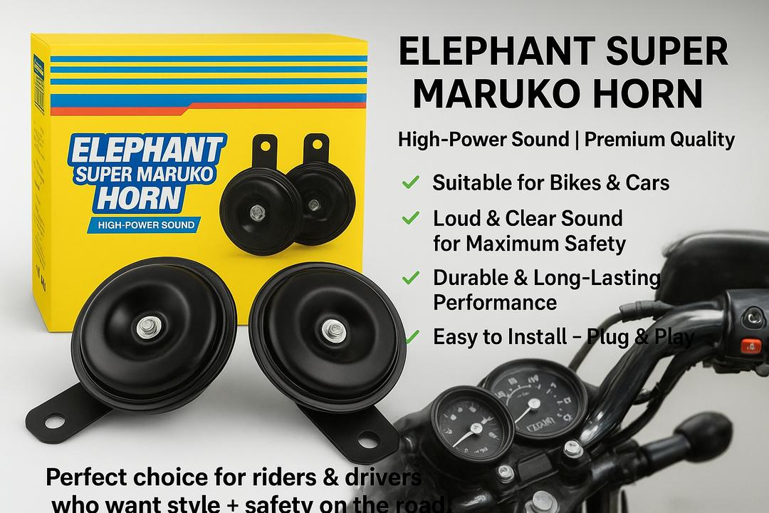 2Pac high sound elephant horn car and bike super road and durable