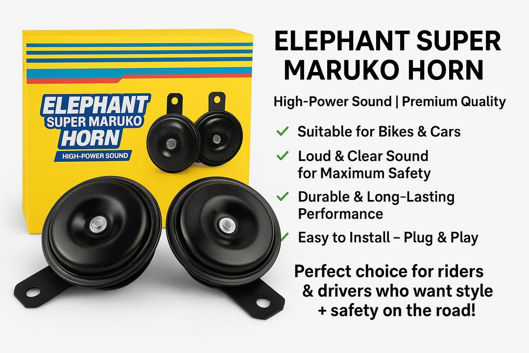 2Pac high sound elephant horn car and bike super road and durable