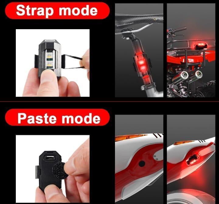 Compact 1pc LED bick safety lights High visibility and Restaurants