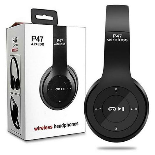 Black long listing battery with fast charging headphone