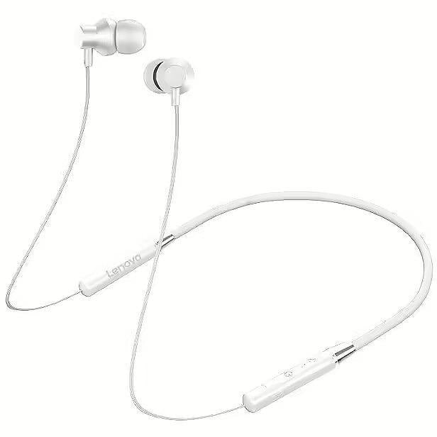 Black and white Long listing battery with fast charging Neckband