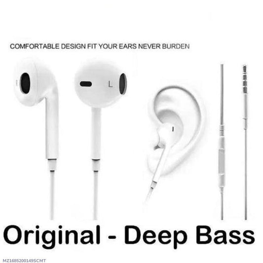 Wired Handsfree Eirpohan  high quality Deep Bass with Clare Mic