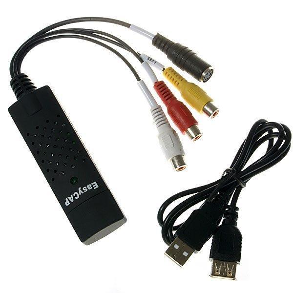 Easy cup USB 2.0 video capture adapter Dvr Tv Dvd vhs video recording device