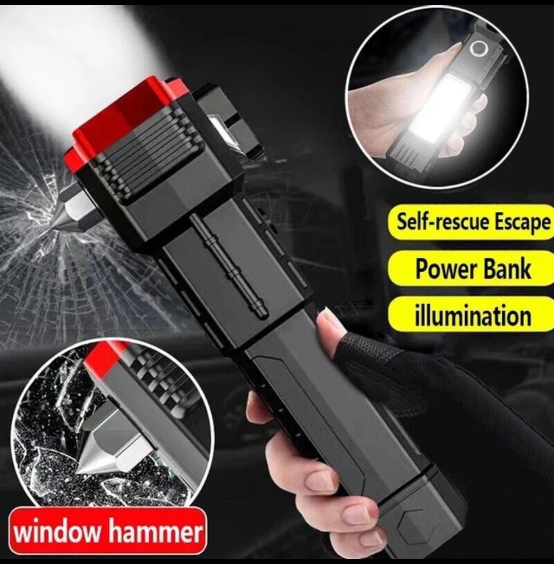 Rechargeable torch light with type c charging port Essential camping Grea