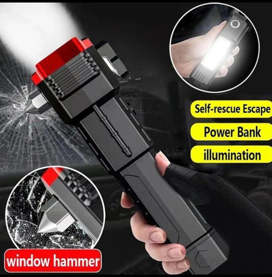 Rechargeable torch light with type c charging port Essential camping Grea