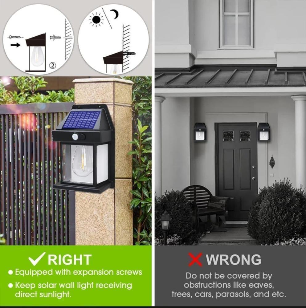 Rechargeable solar sensor lamps